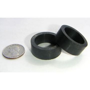 1" Mini Black Flipper Rubber